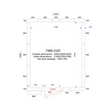 thumbnail of Tiefkühlzelle - 11,7 m³- 2,4 x 3,0 - Höhe 2,2 m - PREMIUM