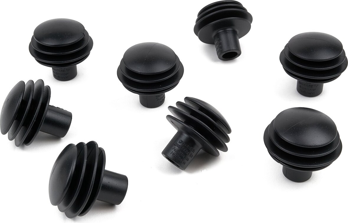 Sportime Abdeckkappen-Set für Kickerstangen, 13 mm
