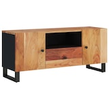 thumbnail of Helloshop26 - Multimedia tv-meubel tv-plank tv-dressoir eetkamer woonkamer slaapkamer 105 x 33,5 x 46 cm massief en bewerkt 02_0025680