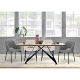 thumbnail of SIT Möbel Tisch 180x90 cm| Platte Akazie 36 mm natur | Metallgestell schwarz | B 180 x T 90 x H 75 cm | 16108-11 | Serie TABLES & CO