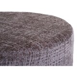 thumbnail of Banco HWC-C22, banco de maquilhagem, giratório regulável em altura Ø 37cm chenille de tecido (465g/m²) FSC® ~ castanho