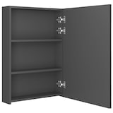 thumbnail of Helloshop26 - Badezimmerschrank mit LED-Spiegel 50 x 13 x 70 cm graues MDF 02_0006596