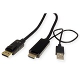thumbnail of ROLINE HDMI kabel UltraHDTV - DisplayPort, M/M, zwart, 1 m