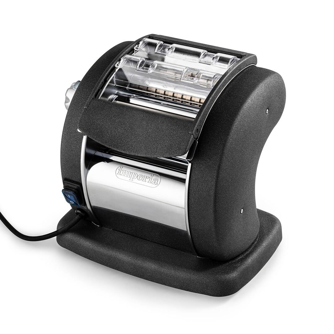 Imperia - PastaPresto Gourmet - Grobe Pasta-Fettuccine- und Lasagne-Schnitte 6,5/12 mm - Anthrazitgrau