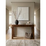 thumbnail of Konsolentisch ``Nako``: Landhausstil, Schublade, Sheeshamholz, 40 cm Tiefe, vielseitig einsetzbar. Braun, 120x40x70 cm | Kadima Design