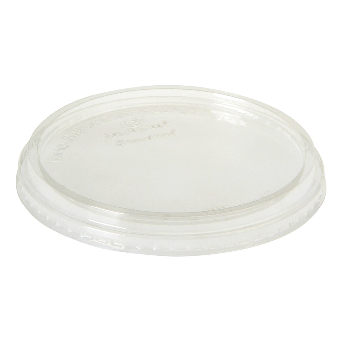 300x BIO Deckel transparent passend zu Salatschalen 700 ml O 14,5cm aus PLA
