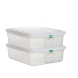 thumbnail of Gastronox 1/2 H65 (Lot de 2 unités). Boîte alimentaire hermétique professionnel. Capacité 4L.