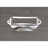 thumbnail of Küchenregal HWC-C49, Haushaltsregal Regal, Vintage mit 5 Schubladen 32x65x13cm ~ Shabby Look, grau