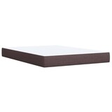 thumbnail of vidaXL Boxspringbett mit Matratze Dunkelbraun 140x190 cm Stoff