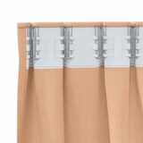 thumbnail of vidaXL Verdunkelungs-Vorhänge mit Ringen 2 pcs Hellbraun 260 x 140 cm