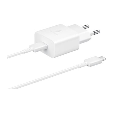 Chargeur Secteur Usb C 15w + Cable Usb C - 15w - Samsung - Blanc