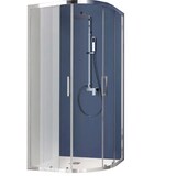 thumbnail of Box Doccia Semicircolare 6mm Scorrevole Anticalcare H200 FS40 - 80x120 - Raggio 38cm