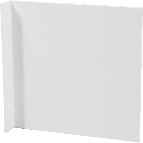 Fahnenschild blanko zur Deckenmontage, Alu, 297x148 mm