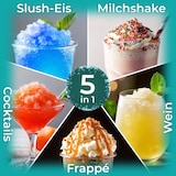 thumbnail of KLAMER Slush Maschine, mit 5 voreingestellten Programmen: Slushie, Cocktail, Milchshake, Frappé, Wein, Automatische Reinigung, 2L Fassungsvolumen, Tu…