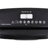 thumbnail of vidaXL Aktenvernichter 6 Blatt Streifenschnitt Schwarz