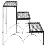 thumbnail of Blumentreppe mit 3 Stufen eckigschwarz