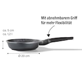 thumbnail of STONELINE® Imagination PLUS Bratpfanne 20 cm, beschichtet mit abnehmbarem Griff, Induktion geeignet