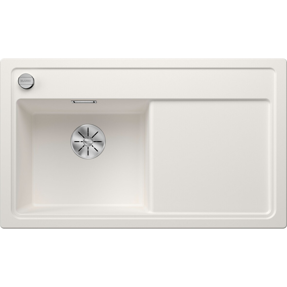 BLANCO ZENAR 45 S Einbauspüle, Becken weiß, ab 45 cm, ohne Zubehör