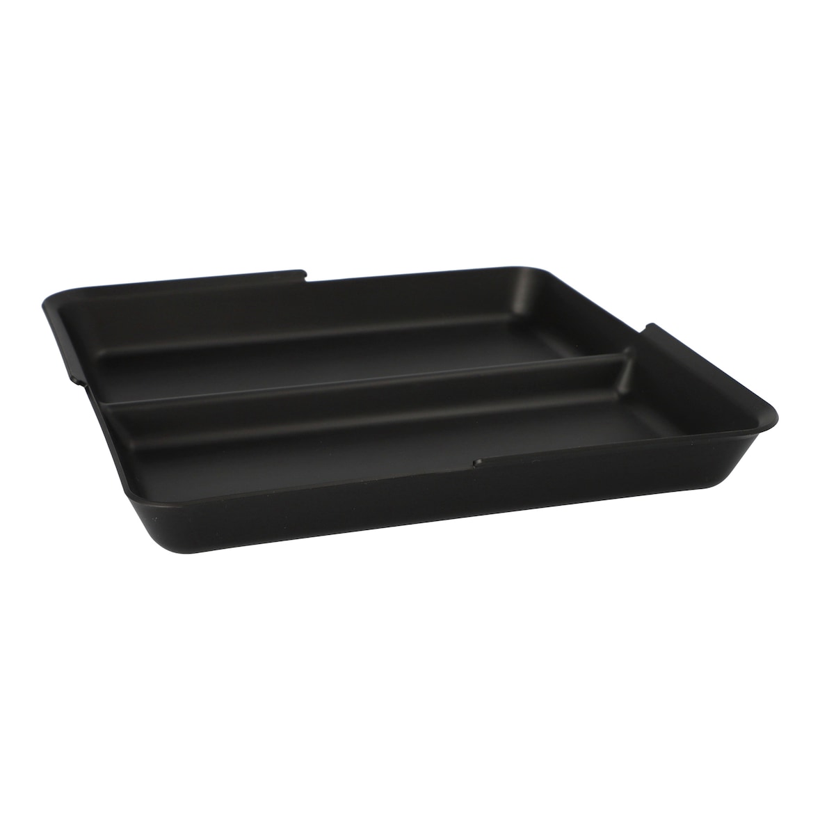 Circulware, Borden herbruikbaar 2-vaks Circulplate 1000 ml, PP 23,4 x 23,4 x 2,95 cm zwart "Circulware"