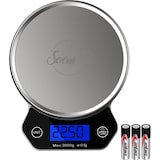 thumbnail of SOEM® Keukenweegschaal Digitaal - Precisie Weegschaal keuken 0,1 - 6kg - Tarra Functie - Inclusief Batterijen - RVS/Zwart