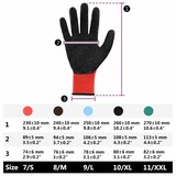thumbnail of vidaXL Werkhandschoenen 12 pcs Rood en Zwart 10 / xl Latexcoating