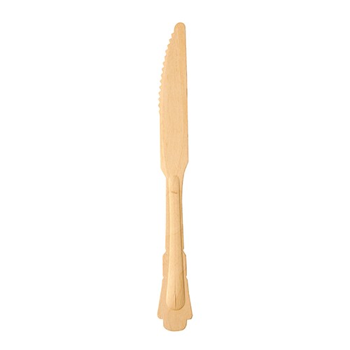 PAPSTAR, Messen, hout "pure" 20,5 cm natuur "Vintage"