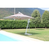 thumbnail of BS COM Ombrellone da Giardino decentrato 3x3 in alluminio 300x300x290 cm Tortora