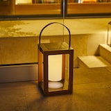 thumbnail of Lumisky Lanterna solar SERAPHINA alimentada por bateria H32CM Alumínio Castanho