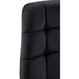 thumbnail of Set van 4 eetkamerstoelen Antibes Velvet zwart