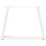 thumbnail of vidaXL Couchtischbeine V-Form 2 Stück Weiß 50x(42-43,3) cm Stahl