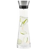 thumbnail of Karaf - Waterkan - RVS Zeef - Glas - 9.5 x 30 cm - 1 liter