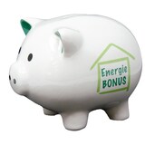 thumbnail of Charmantes Sparschwein aus Dolomit mit Energiebonus Aufdruck