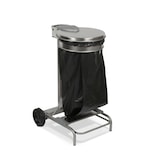 thumbnail of Stil Casa Sackhalter für Mülltrennung, Edelstahl, Pedalöffnung, 54,6 x 60 x h. 94 cm, Sackhaltergummi, 110 Liter, satiniert.