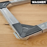 thumbnail of WAGNER Transporthilfe QUADRAT - verstellbar 46-66 cm x 5 cm, Stahl, 4 Bockrollen Ø 30 mm, Tragkraft 220 kg - 20119501