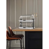 thumbnail of Biesse Buffet Vitrine doppelt mittel , plastik, weiß, 38x26x35.6