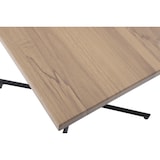 thumbnail of METRO PROFESSIONAL Mesa de bistrô dobrável Aveiro, aço, impressão com efeito de madeira, 60 x 70 cm, retangular, natural/preto