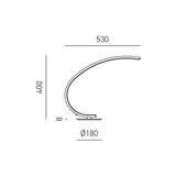 thumbnail of Iole dimmbare LED-Tischleuchte 12W warmes Licht 3000K - Gebürstetes Gold, modernes Design, Aluminium IP20