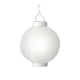 thumbnail of LED Solar Lampion 20cm Party Balkon Terrasse Gartenbeleuchtung Lichtsensor weiß