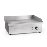 thumbnail of Grillmeile 3000R Elektrogrill 3000W Platte 54,5x35cm geriffelt Silber-Metallic