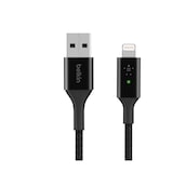 thumbnail of Belkin Boost UP Charge Smart LED Lightning/USB-A Kabel 1.2m schwarz