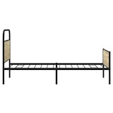 thumbnail of vidaXL Bettgestell ohne Matratze 107x203 cm Sonoma-Eiche Holzwerkstoff