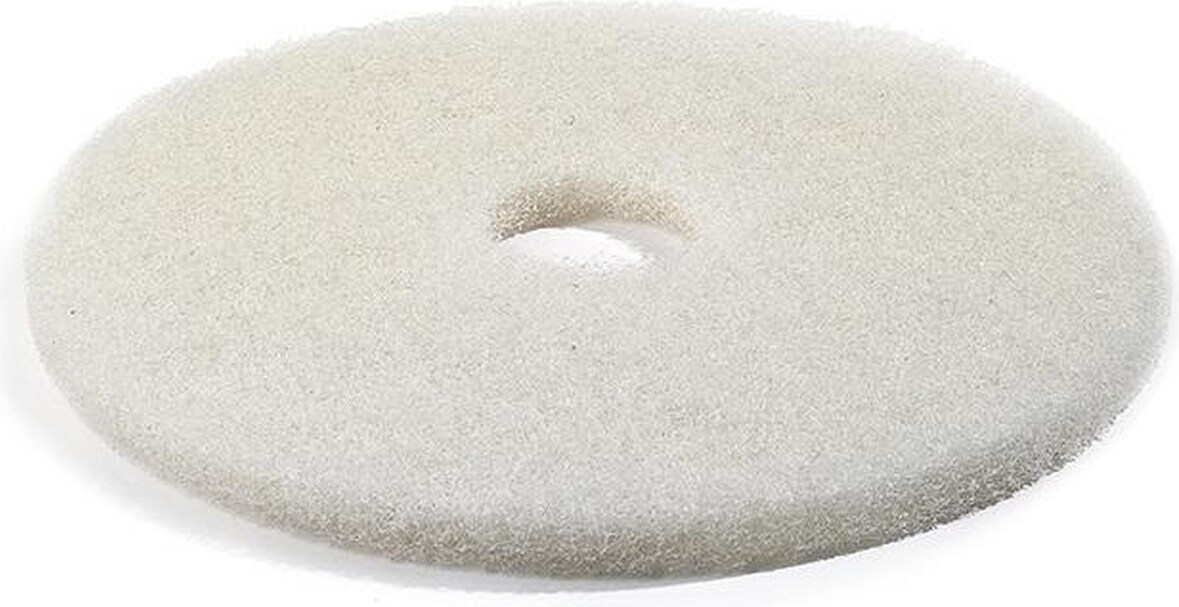High-Speed-Pad Janex elfenbein - 205 mm - Polieren Absatzstriche - 10 Pads