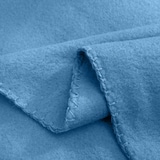 thumbnail of Polar Fleecedecke 130x160 OEKO-TEX ca. 400g Gewicht, mit Antipilling & Kettelrand - Farbe blau mittelblau