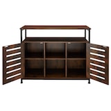 thumbnail of tectake Aparador Warrington 100x37x82cm  Madera Industrial Oscura, Rústica