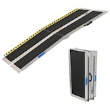 thumbnail of TRUTZHOLM Rollstuhlrampe 183 cm Traglast 272 kg Alu 2-fach klappbar Friktionsbeschichtet Kofferrampe