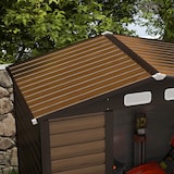 thumbnail of Cobertizo de Jardín 190x131x188 cm Caseta Exterior Casa de Herramientas con 2 Ventanas de Ventilación y Puerta para Patio Terraza Balcón