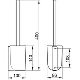 thumbnail of KE WC-Bürstengarnitur ELEGANCE vc