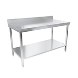 thumbnail of METRO Professional Werktafel GWTS4147B, roestvrij staal, 140 x 70 x 85 cm, met achterwand