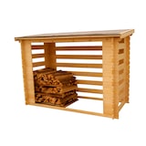thumbnail of HABRITA abri range-bûches fermé et esthétique 1.90 m² avec structure de bois rb2311