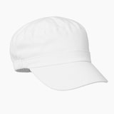 thumbnail of 10x Schildmütze aus Polycotton Weiss Einheitsgröße waschbar Schirmmütze Kochmütze Kochhut